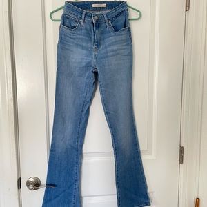 Levi high rise boot cut